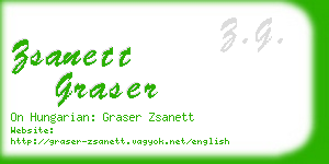 zsanett graser business card